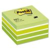 2028G - 3M Post-It Memoblok Minikubus 76x76mm Groen 1pak