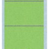 16480055 - LEITZ/ESSELTE Rugetiket Zelfklevend Groen 10st 38x290mm