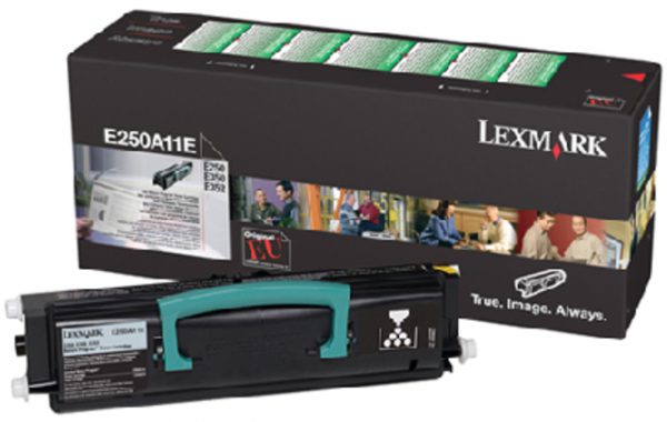 E250A11E - LEXMARK Toner Cartridge Black 3.500vel 1st