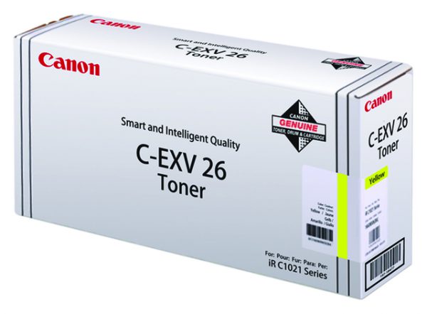 1657B006 - CANON Toner Cartridge C-EXV26 Yellow 6.000vel