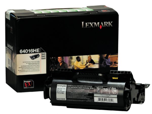 64016HE - LEXMARK Toner Cartridge Black 21.000vel 1st