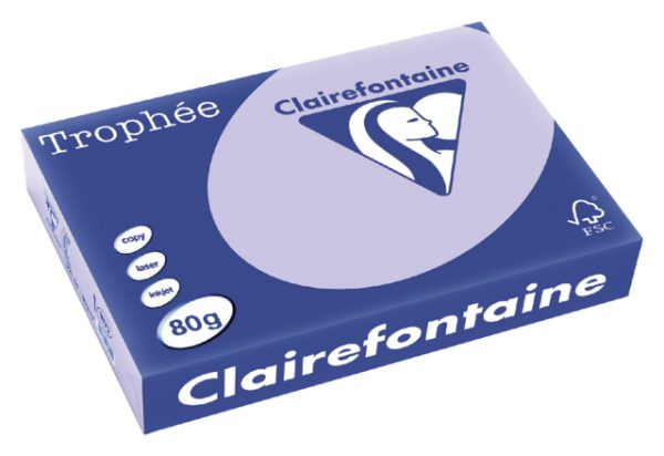 1872 - Clairfontaine Kopieerpapier A4 80g/m² Lila 500vel