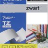 TZE-M951 - Brother Lettertape P-Touch 24mm 8m Metaalkleurig Zwart