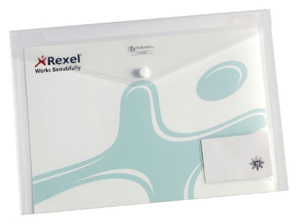 2101663 - REXEL Enveloptas Ice Transparant 5st A4