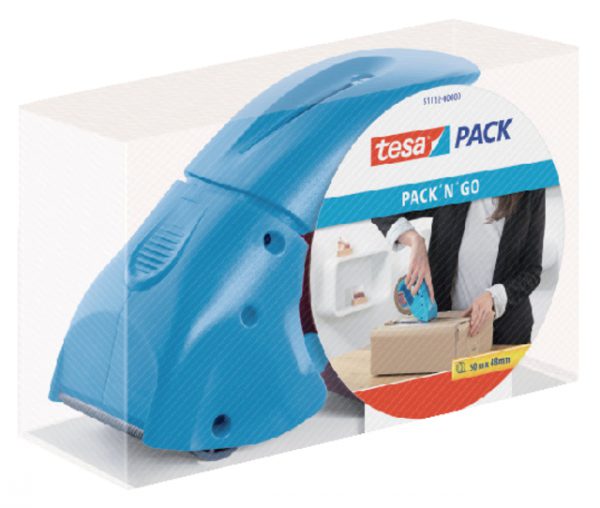 51112-00000-00 - TESA Tape Dispenser Pack'n go 50mmx50m Blauw 1set