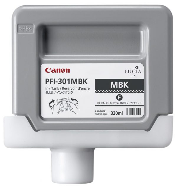 1485B001 - CANON Inkt Cartridge PFI-301MBK Black 330ml