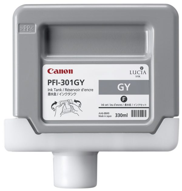 1495B001 - CANON Inkt Cartridge PFI-301GY Light Black 330ml