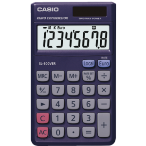 SL-300 VER - CASIO Calculator SL300VER 8-Cijfers