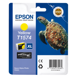 C13T15744010 - EPSON Inkt Cartridge T1574 Yellow 26ml 1st