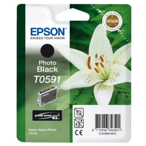 C13T05914010 - EPSON Inkt Cartridge T0591 Black 13ml 1st