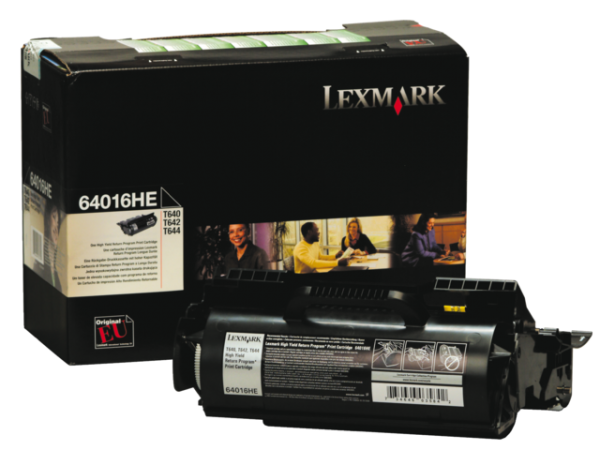 64016HE - LEXMARK Toner Cartridge Black 21.000vel 1st