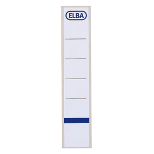 400039634 - ELBA Rugetiket Zelfklevend Wit 1Pak 34x190mm