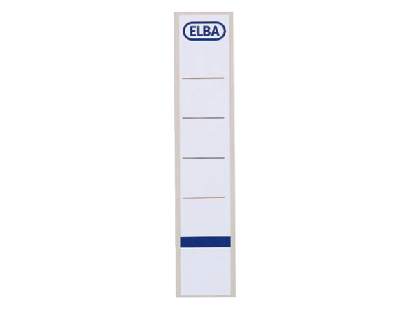 400039634 - ELBA Rugetiket Zelfklevend Wit 1Pak 34x190mm