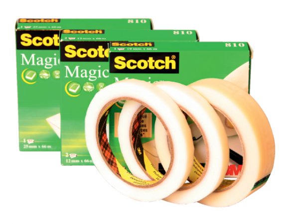 8101266 - 3M Plakband Scotch Magic 810 12mmx66m 2st