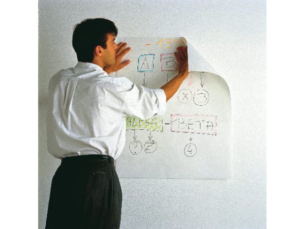 559 - 3M Post-It Meeting Chart 63.5x76.2cm Wit 30vel