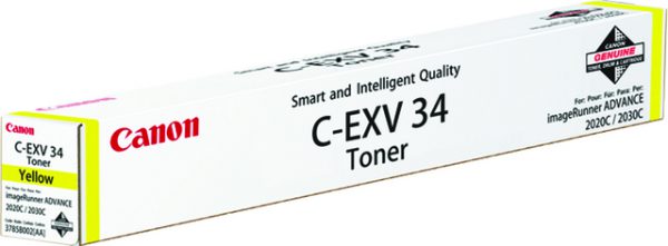 3785B002 - CANON Toner Cartridge C-EXV34 Yellow 19.000vel