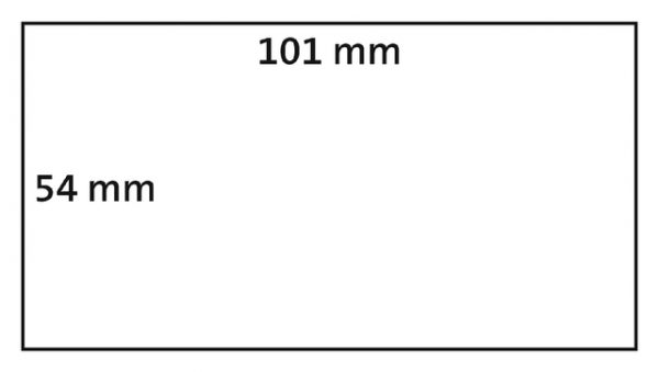 S0722420 - DYMO Mat Permanent 24mm Kern 1Baans 1 Buiten 180°