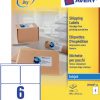 J8166-25 - AVERY Verzend Etiket QuickDRY J8166 99.1x93.1mm 150st Wit 1 Pak