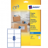 J8165-40 - AVERY Verzend Etiket QuickDRY J8165 99.1x67.7mm 320st Wit 1 Pak