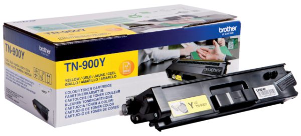 TN-900Y - Brother Toner Cartridge Yellow 6.000vel 1st