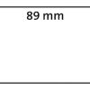 S0722390 - DYMO Mat Permanent 24mm Kern 1Baans 1 Buiten 180°