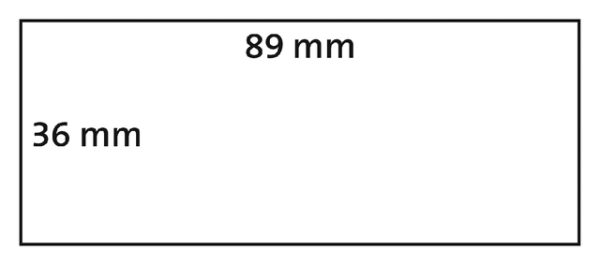 S0722390 - DYMO Mat Permanent 24mm Kern 1Baans 1 Buiten 180°