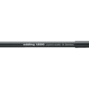 4-1200001 - EDDING Fineliner 1200 Zwart 0.5-1mm Zwart 1st