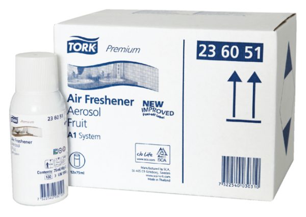 236051 - Tork Vulling voor Luchtverfrisserdispenser Airfresh Fruit 75ml 1st