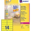 L7263Y-25 - Avery Gekleurde Etiketten Verwijderbaar L7263Y 99.1x38.1mm 340st 1 Pak