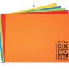 894136 - PAPERMATE Tekenblok 240x320mm 120g/m² Diverse Kleuren 1st