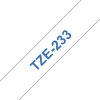 TZE-233 - Brother Lettertape P-Touch 12mm 8m Wit Blauw