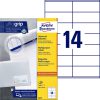 3477 - Avery Universal Etiket Zweckform 105x41mm 1.400st Wit