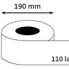 S0722470 - DYMO Mat Permanent 24mm Kern 1Baans 1 Buiten 180°