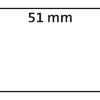 S0722550 - DYMO Mat Afneembaar 24mm Kern 1Baans 1 Buiten 180°