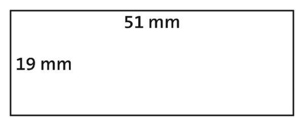 S0722550 - DYMO Mat Afneembaar 24mm Kern 1Baans 1 Buiten 180°