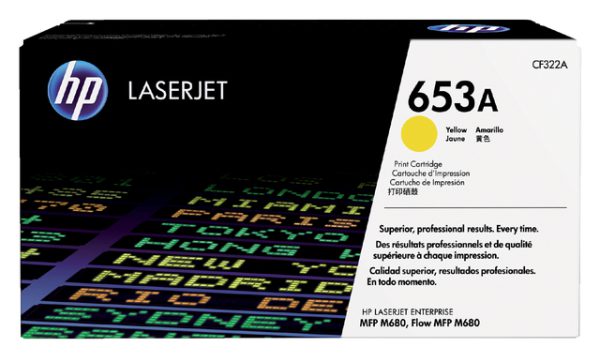 CF322A - HP Toner Cartridge 653A Yellow 16.000vel