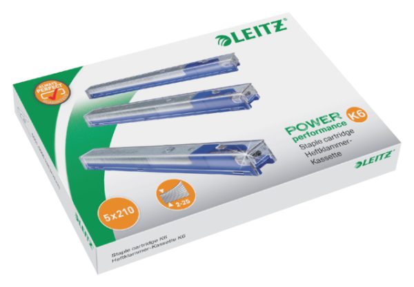 55910000 - LEITZ/ESSELTE Nietcartridge Verzinkt no: K6 26/6 1.050st