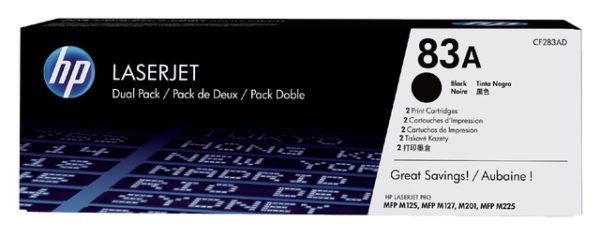 CF283AD - HP Toner Cartridge 83A Black 1.500vel 2st