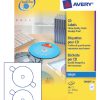 C9660-25 - Avery CD/DVD Etiket Zweckform Ø117mm 50st Hoogglans