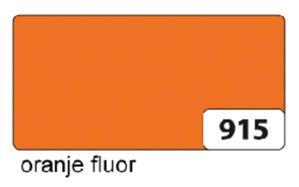 65915E - FOL Etalagekarton 50x70cm 400g/m² Fluor Oranje Nr:915 1vel