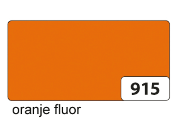 65915E - FOL Etalagekarton 50x70cm 400g/m² Fluor Oranje Nr:915 1vel