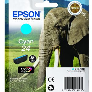 C13T24224010 - EPSON T2422 Cyaan 4,6ml