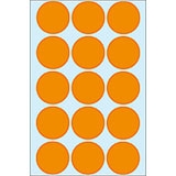 HERMA Gekleurde Etiketten Schrijfpapier Ø32mm Fluor Oranje 480st 1 Pak