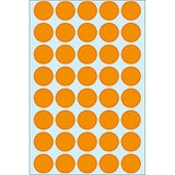 HERMA Gekleurde Etiketten Schrijfpapier Ø19mm Fluor Oranje 1.280st 1 Pak