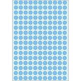 HERMA Gekleurde Etiketten Schrijfpapier Ø8mm Blauw 5.632st 1 Pak