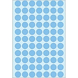 HERMA Gekleurde Etiketten Schrijfpapier Ø13mm Blauw 2.646st 1 Pak