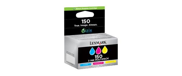 LEXMARK Inkt Cartridge 150 Yellow & Magenta & Cyaan 200vel 3st