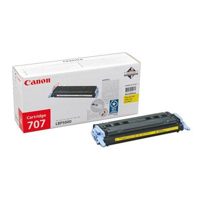 CANON Toner Cartridge 707 Yellow 2.000vel