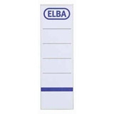 ELBA Rugetiket Zelfklevend 190x59mm Wit 10st