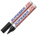 123001 - SCHNEIDER Viltstift Permanent 230 1-3mm Zwart 1st